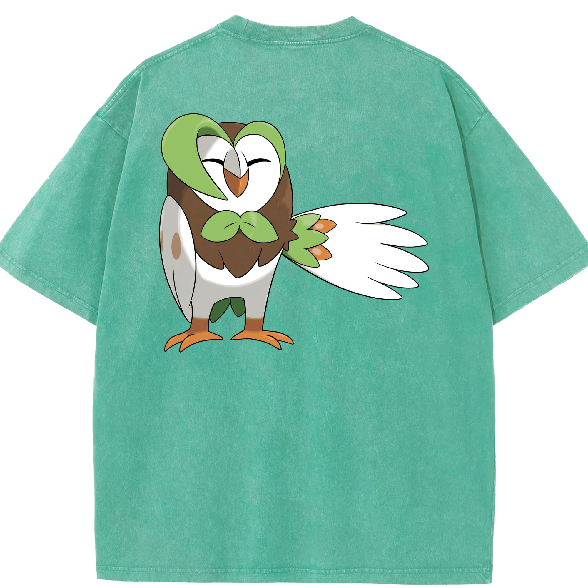 （画像用） ポケットモンスター Pokémon 綿100% ヴィンテージ風 半袖Tシャツ（背面プリント）